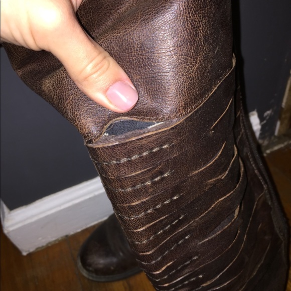 Tall, real leather boots - Picture 5 of 6